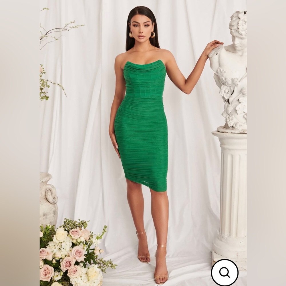 Lavish Alive Corset MIDI Dress